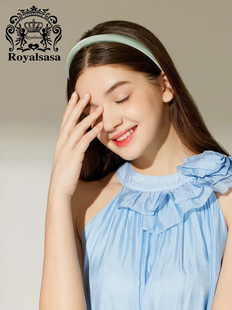 Diadema de color puro Roya L Sasa para mujer, diadema fina de verano para lavarse la cara, accesorio para el cabello, diadema coreana de acrílico.