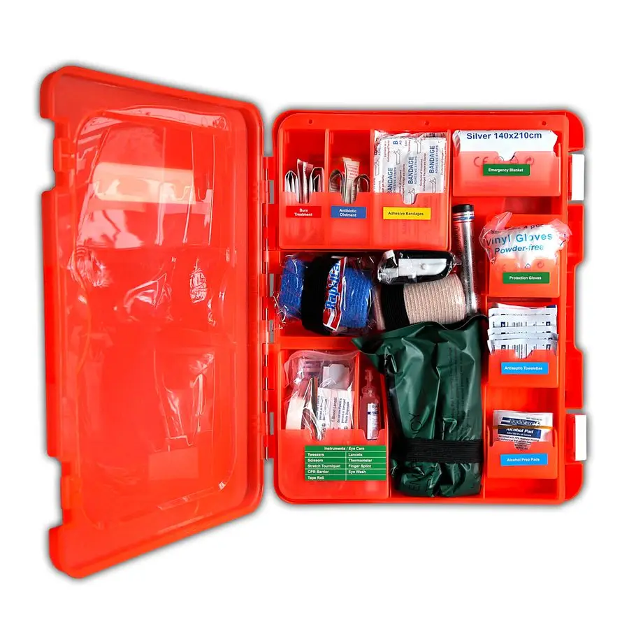 Kit di pronto soccorso, kit traumatico per 100 persone, 217 pezzi, conforme ANSI 2021, supera le standard OSHA, pronto per traumi AB2660, per workplac