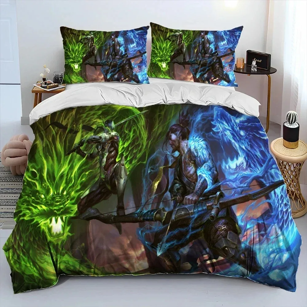 3D Print OW Overwatch Game DVA Bedding Set Duvet Cover Bed Set Quilt Cover Pillowcase Comforter king Queen Size Boys Adult