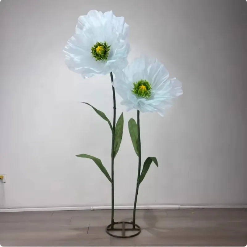 

Гигантские бумажные цветы цвета шампанского. Настоящая искусственная цветочная композиция. Интернет-знаменитость. Фон для регистрации. Настройка мака.