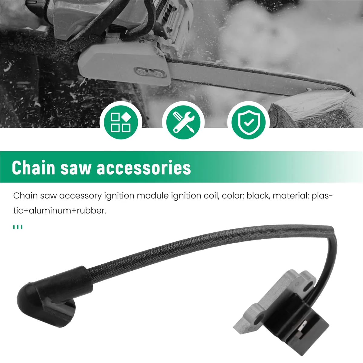 ABFKL Ignition Module Ignition Coil 530039198 for Poulan Craftsman Chain Saw Accessories