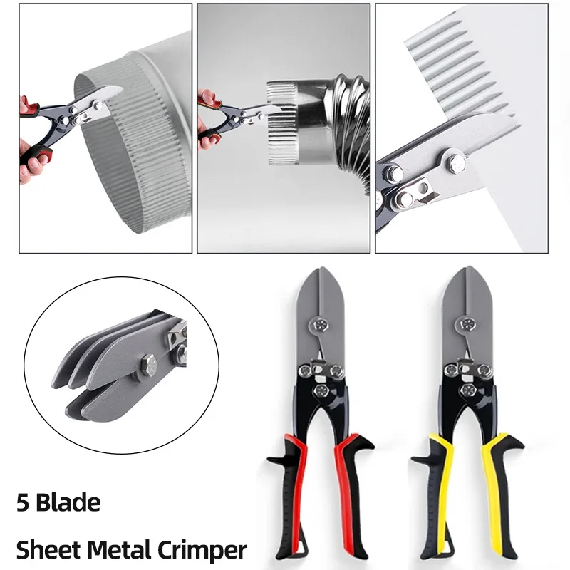 

Щипцы для запечатывания круглых металлических труб, щипцы для водосточной трубы, ножницы для резки листового металла, инструмент для канальных работ HVAC