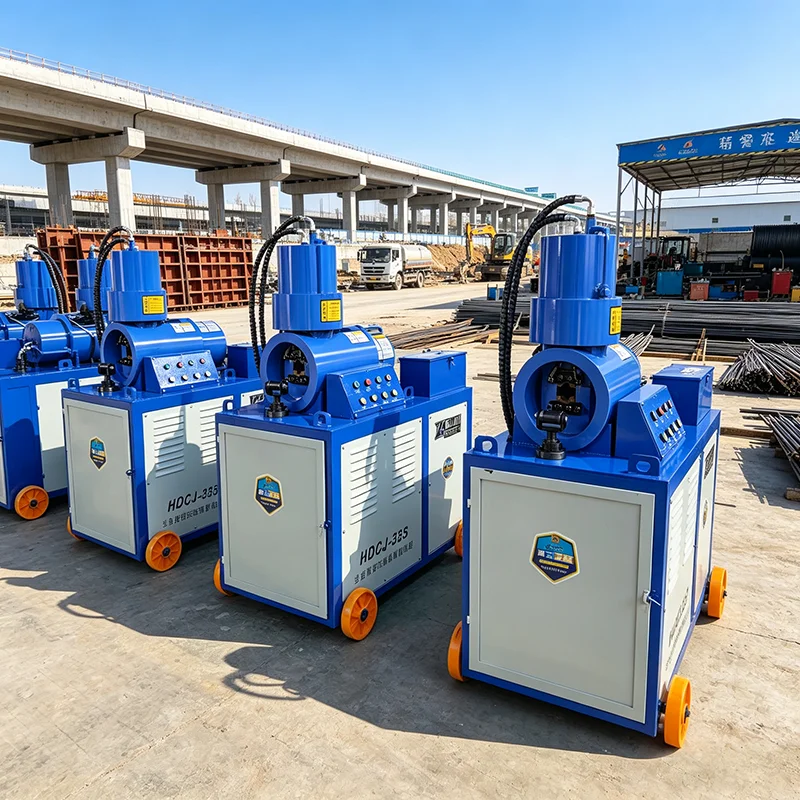 Rebar End Upsetting Machine Hydraulic Double Cylinder Rebar Upsetter For Construction Reinforcement Work