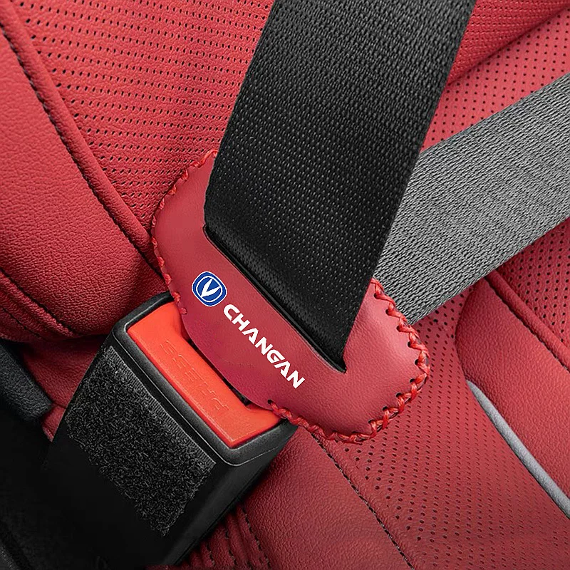 For Changan UNI‑V UNI‑K Deepal G318 Anti‑Dust Car Seat Belt Buckle Clip Protector Button Shell Interior Trim Accessories
