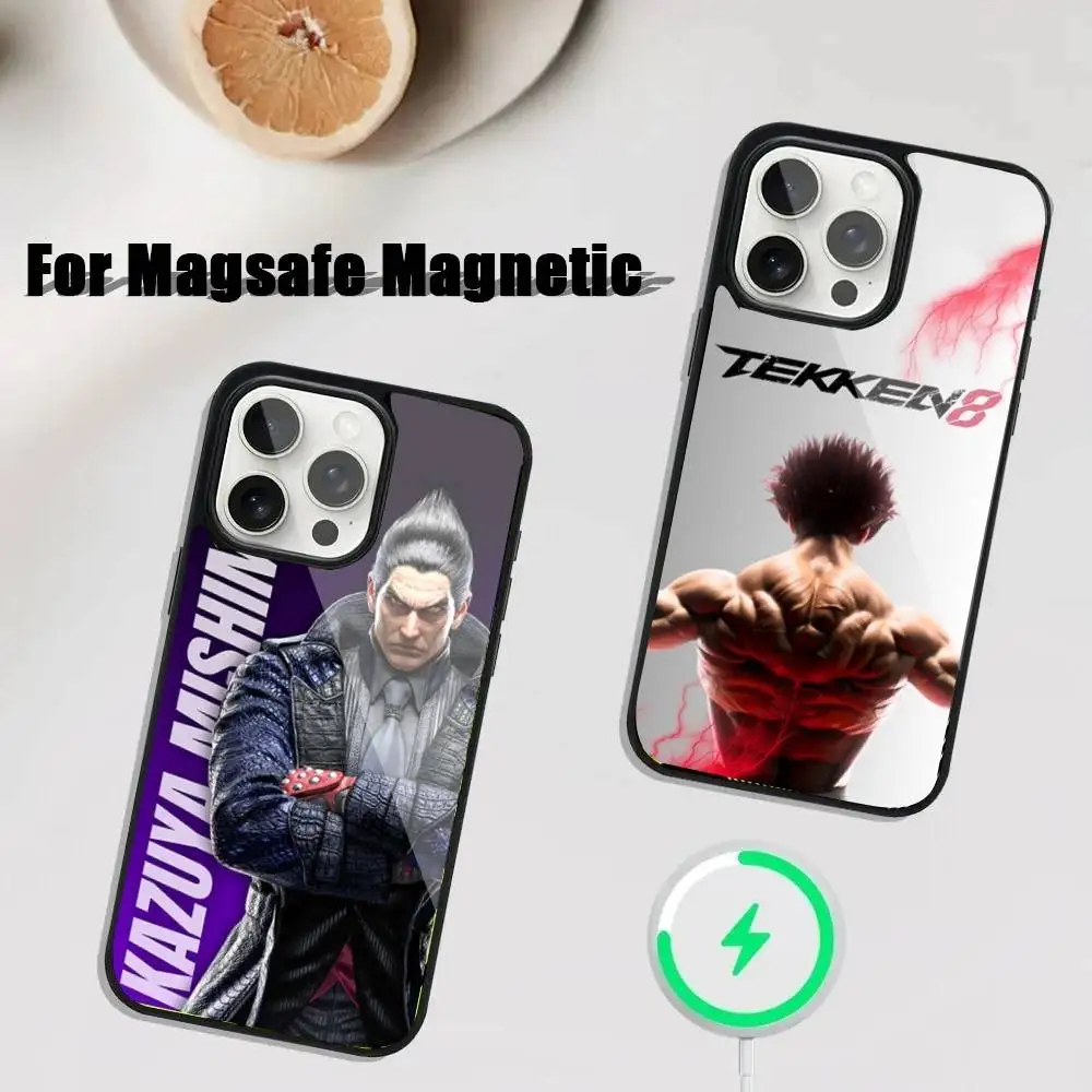 

Game T-Tekken Phone Case For iPhone 16,15,14,13,12,11,Plus,Pro,Max Mini Magsafe Magnetic Wireless Charging