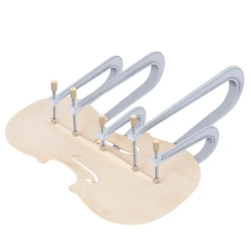 Violin Bass Bar Clamp Aluminum Fiddle Bass-Bar Clamps Board Fix Viola Cello Sound Beam Bridge Clip Luthiers Repair Tools - Image 3