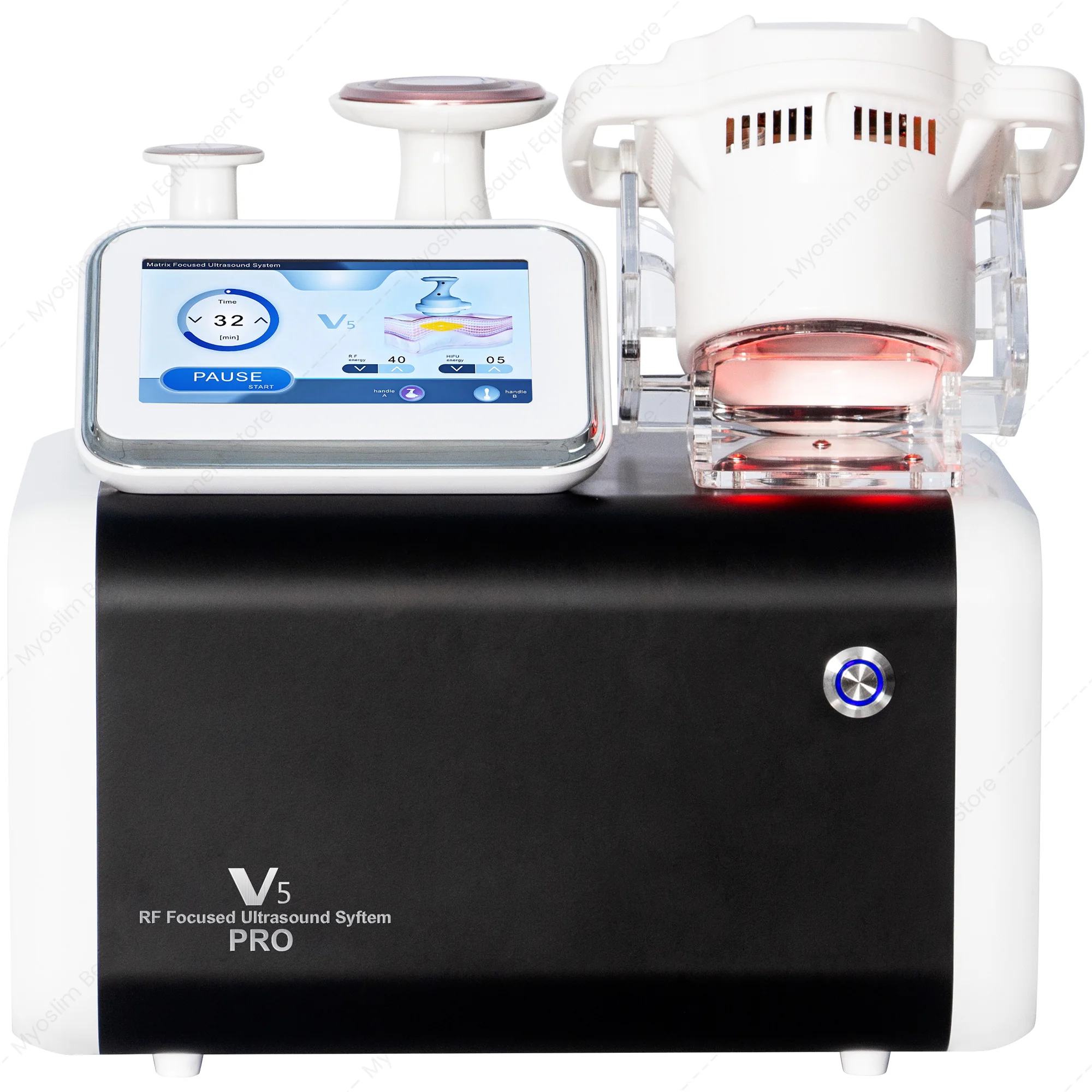Myoslim Portable Ultrasonic 40K RF Cavitation Machine Slimming Beauty body Contouring Sculpting  Devices Weight Loss Products