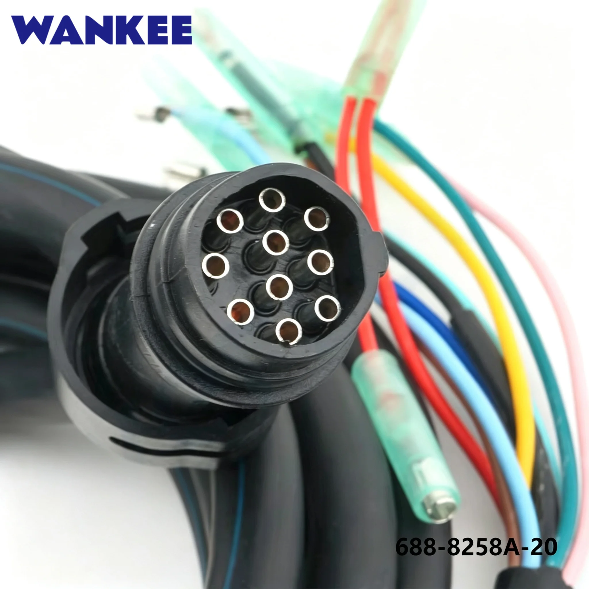 703 Remote Control Main Harness 688-8258A-20 10Pin 5M for Yamaha 40-200HP Outboard Engine