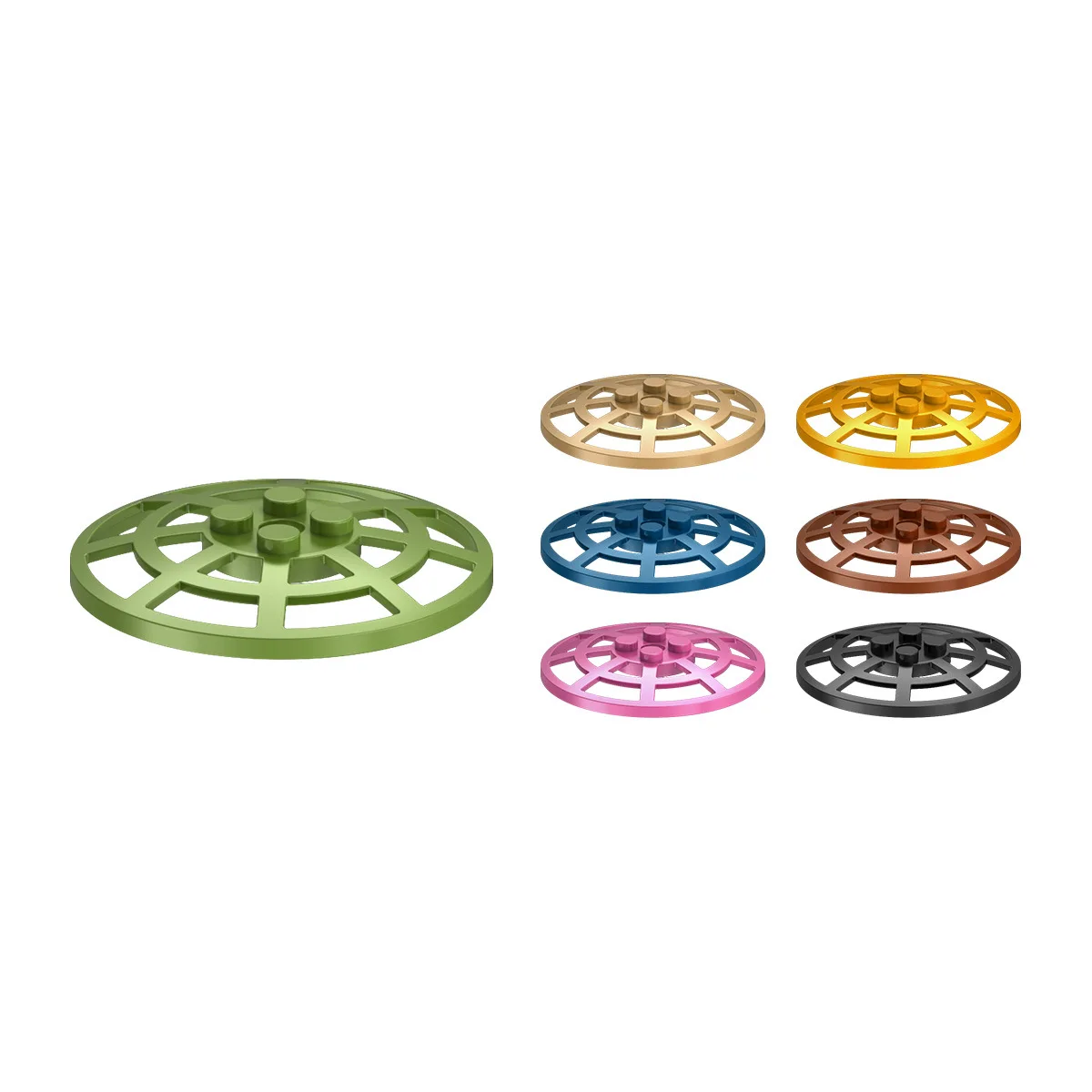 Small Particle Building Blocks Assembled 6 X 6 Inverted Dish-shaped Parts Wholesale 1289 Compatible with Lego 4285