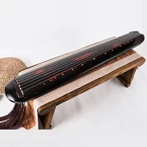 

123cm Professional Hun Dun Guqin Chinese Traditional 7 Strings Musical Instrument Zither for Kids Adults Beginner