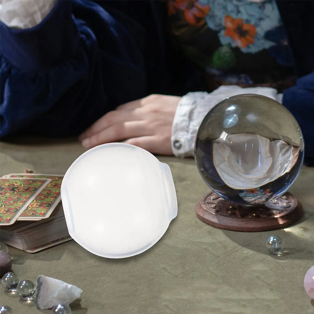 

Resin Ball Mold Silicone Sphere Craft DIY Ornament High Transparent Reusable for Epoxy Crystal Decorations Christmas Wedding