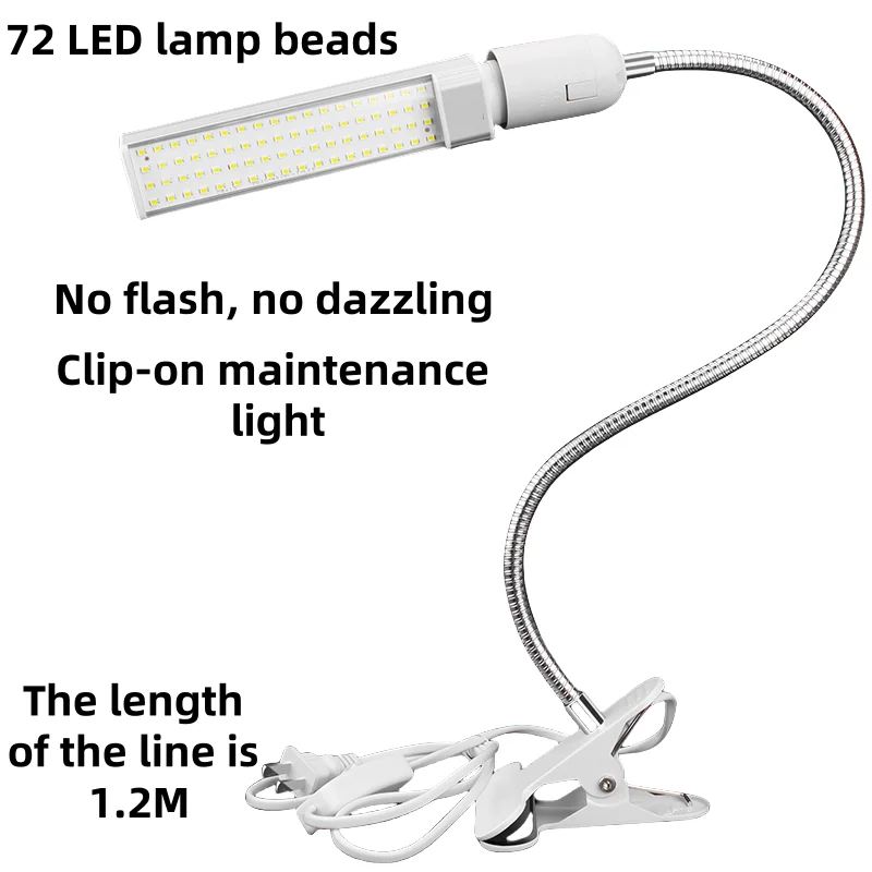 

LED maintenance desk lamp mobile phone welding mechanic workbench clip spotlight manicure 24W super bright bright light