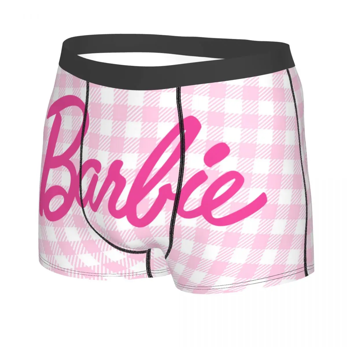 Custom Barbie Underwear Men Print Boxer Briefs Shorts Panties Breathable Underpants