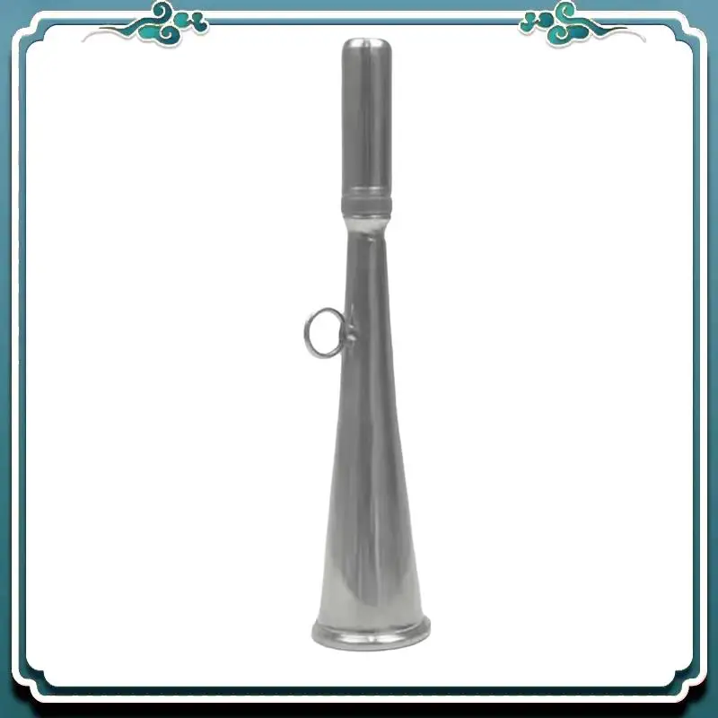 

A65G-Boat Foghorn Stainless Steel Handheld Foghorn Removable Handheld Fog Horn Mouthpiece Accessory For Boat