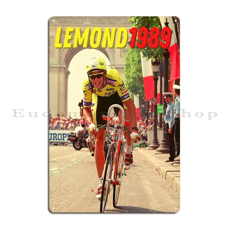 Lemond 1989 Metal Plaque Poster Club Cinema Designing Classic Character Tin Sign Poster