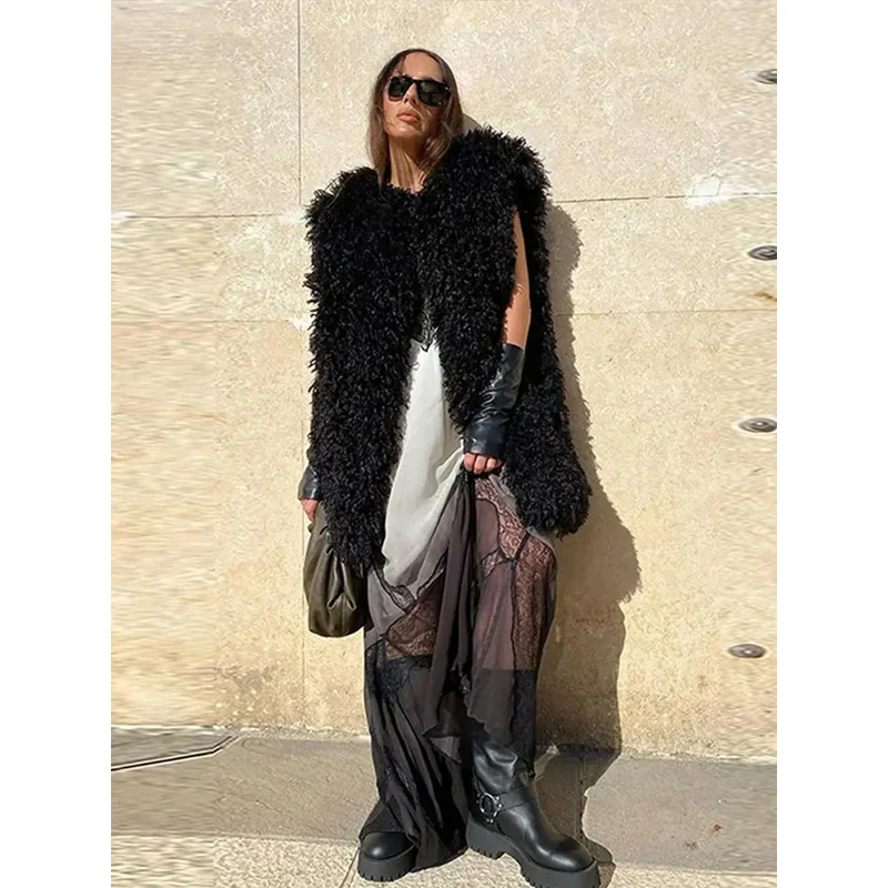 Bonny Casual Lace Sling Mesh Sheer Long Dresses Women Beach Sleeveless See Through Female Dress 2025 Summer Lady Vacation Robes