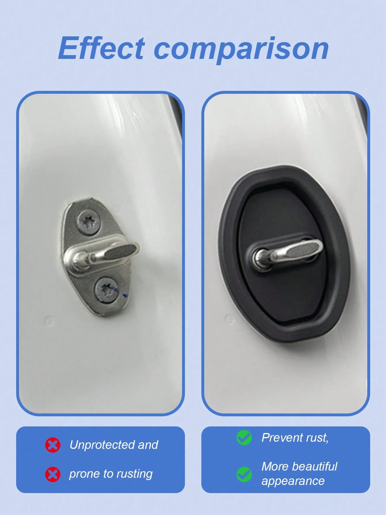 4 шт./компл. силиконовая защита пряжки дверного замка, амортизирующая и шумопоглощающая буферная накладка, антикоррозийная и противоударная крышка,