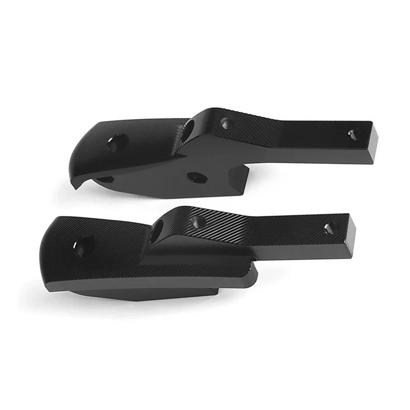 AEA7-Motorcycle Accessories Footrests Foot Rests Pegs Rear Pedal For VESPA GTS300 GTS250 GT60 GTS GTV 125 200 250 300(Black)