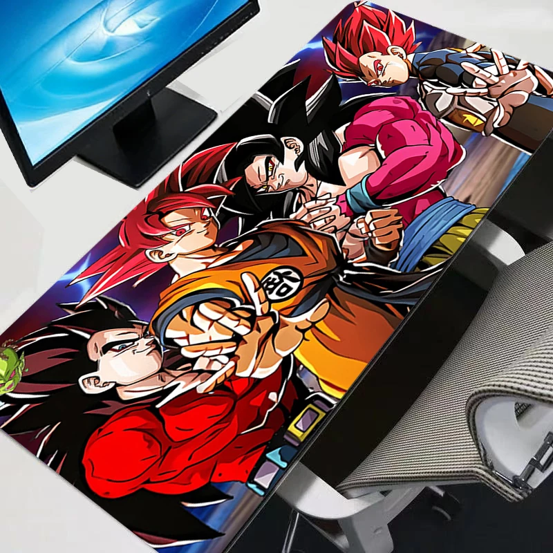

Computer Varmilo Keyboard Mouse Pad Dragon Ball Vegeta Goku Gaming Accessories Table rug Gamer Carpet Desk Mat Mousepad Gift