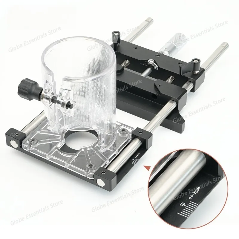 The Edge Trimming Machine Fine-tuning Support Mountain Grooving Woodworking Tool Support Ruler Linear Guide Rail Is 65mm