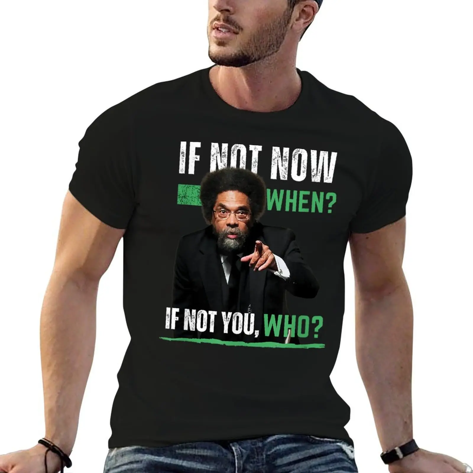 

Cornel West T-Shirt mens graphic t shirts t shirt for man 100 percent cotton T-Shirt