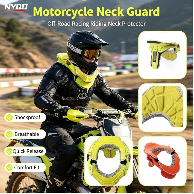 Neck Protection Motorcycle Neck Protection Off-road Long-distance Cycling Rally Riding Anti Fall Cervical Protection