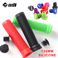 ODi Silicone MTB Grips 130mm Soft Mountain Bicycle Grip Anti-slip Shock-absorbing Handlebar Grip Colorful Bar End Plug Bike Part