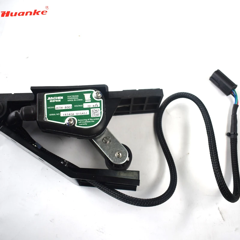 JCTH-8001 model  72-80V Foot Pedal Throttle with 4 wire  plug