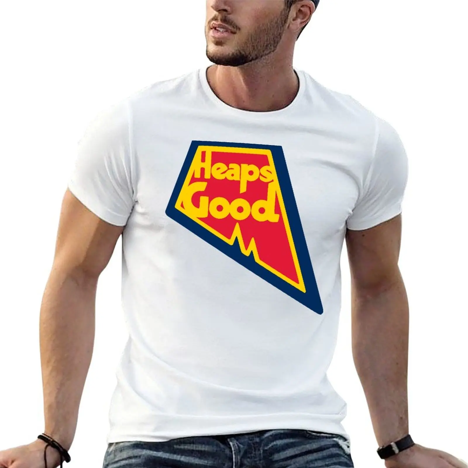 Heaps Good Again - Sportsfan edition T-Shirt blue archive Personalized t-shirt mens clothing