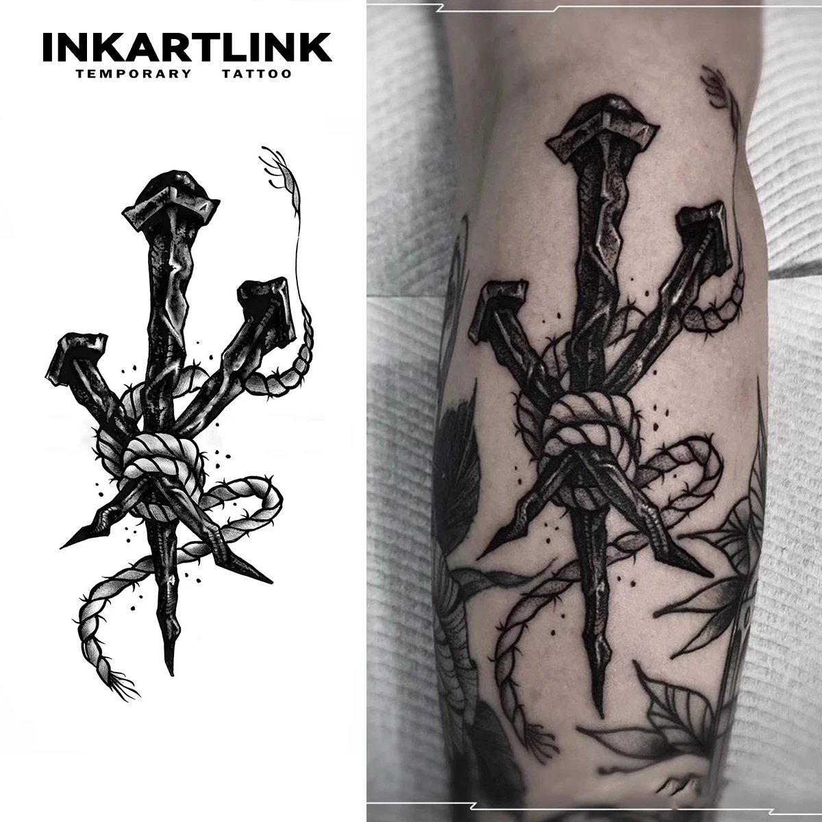 Nail Temporary Tattoo,Lasts To 15 Days New Technology Magic Waterproof Semi Permanent Sticker.