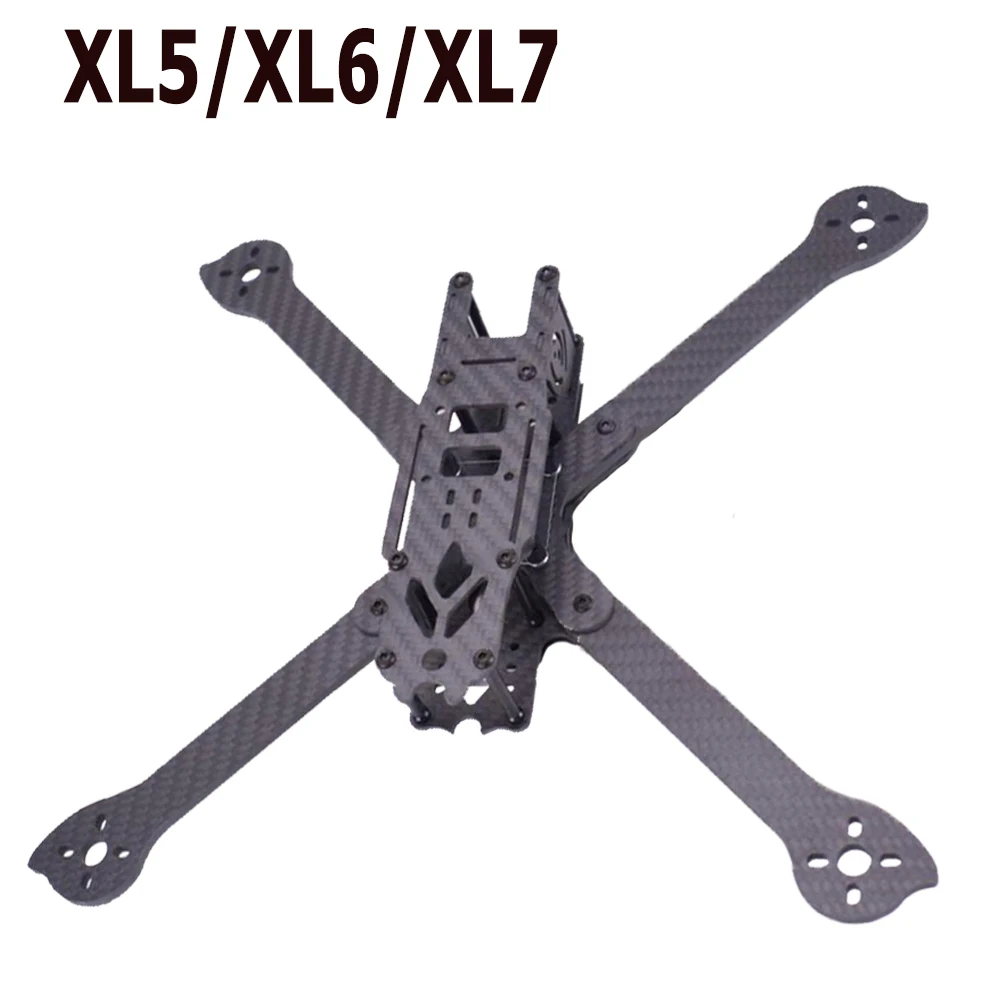 Ramka Freestyle 3K pełne włókno węglowe XL5 / XL6 / XL7 V2 True X 5 inch 6 inch 7 calowa ramka Freestyle FPV