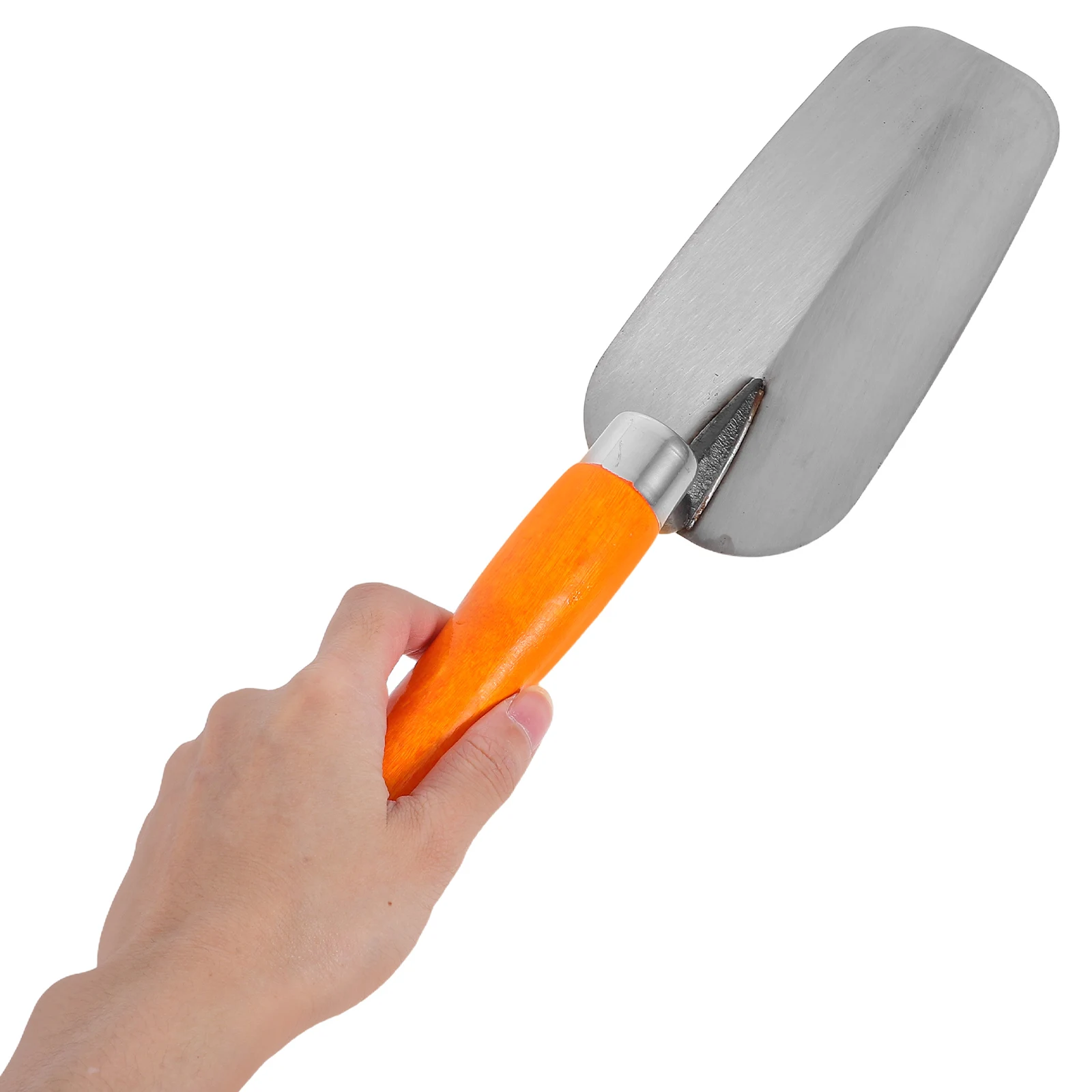 

Stainless Steel Plaster Trowel Metal Flat Finishing Trowel Wood Handle Concrete Drywall Hand Tool Painting Construction