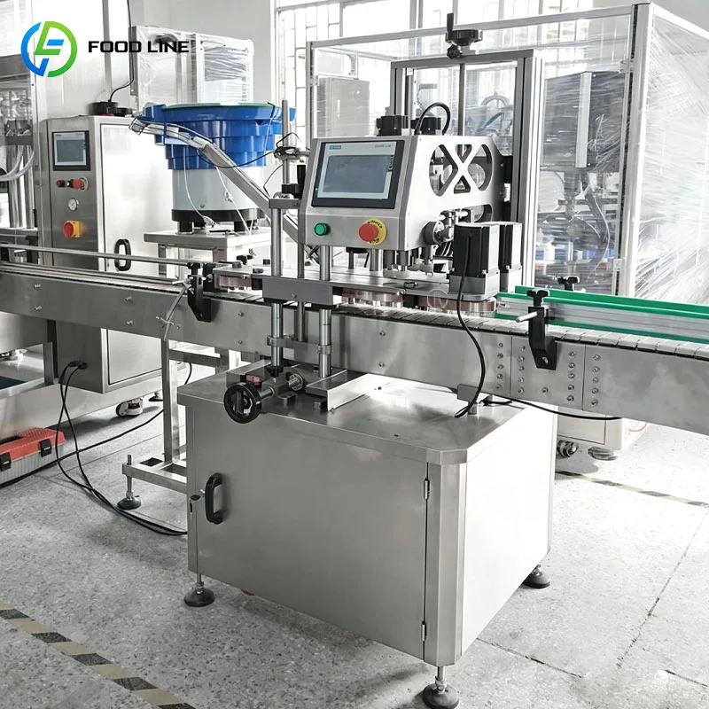 Automatic Bottle Screw Capper Capping Machine For Glass Plastic Bottle Sealing Packaging Customized