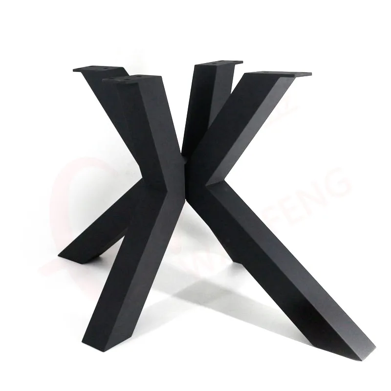 

Modern Furniture Parts Black Cast Iron Legs Metal Removable Coffee Table Legs Bracket