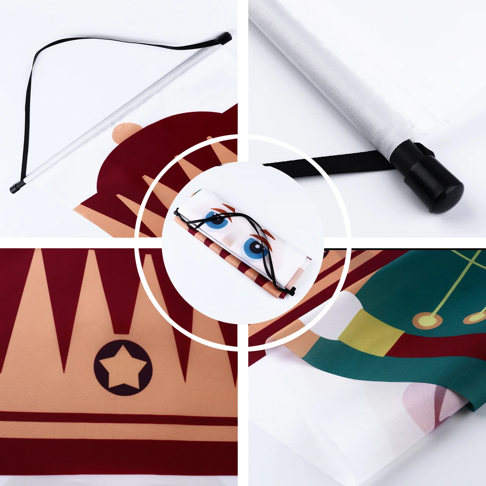 

1 Pair Christmas Walnut Soldier Door Hanging Couplet Festive Printed Banner For Xmas Party Home Wall Porch Decoration