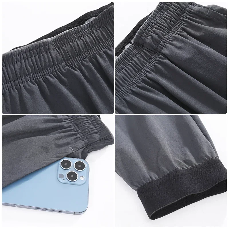 Pantaloni della tuta da uomo per pantaloni da allenamento Lycra Fitness Running abbigliamento da basket Dry Fit padelle palestra uomo allenamento pantaloni della tuta Dry Fit