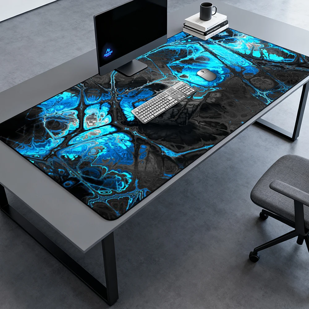 Liquid Abstract Mouse Pad Wide Deskmat 180x60 Gaming Nonslip Large Extra Full Desk Pad Playmat Mousepad Accessories