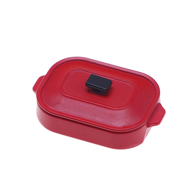/Kb/1 Piece Mini Simulation Cooking Pot Model Dollhouse Kitchen Decoration Miniature Food Play Scene Prop view 5