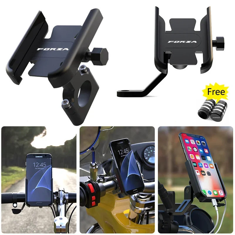 

For Honda Forza 125 250 300 350 750 Motorcycle Accessories Handlebar GPS Stand Bracket Mobile Phone Holder