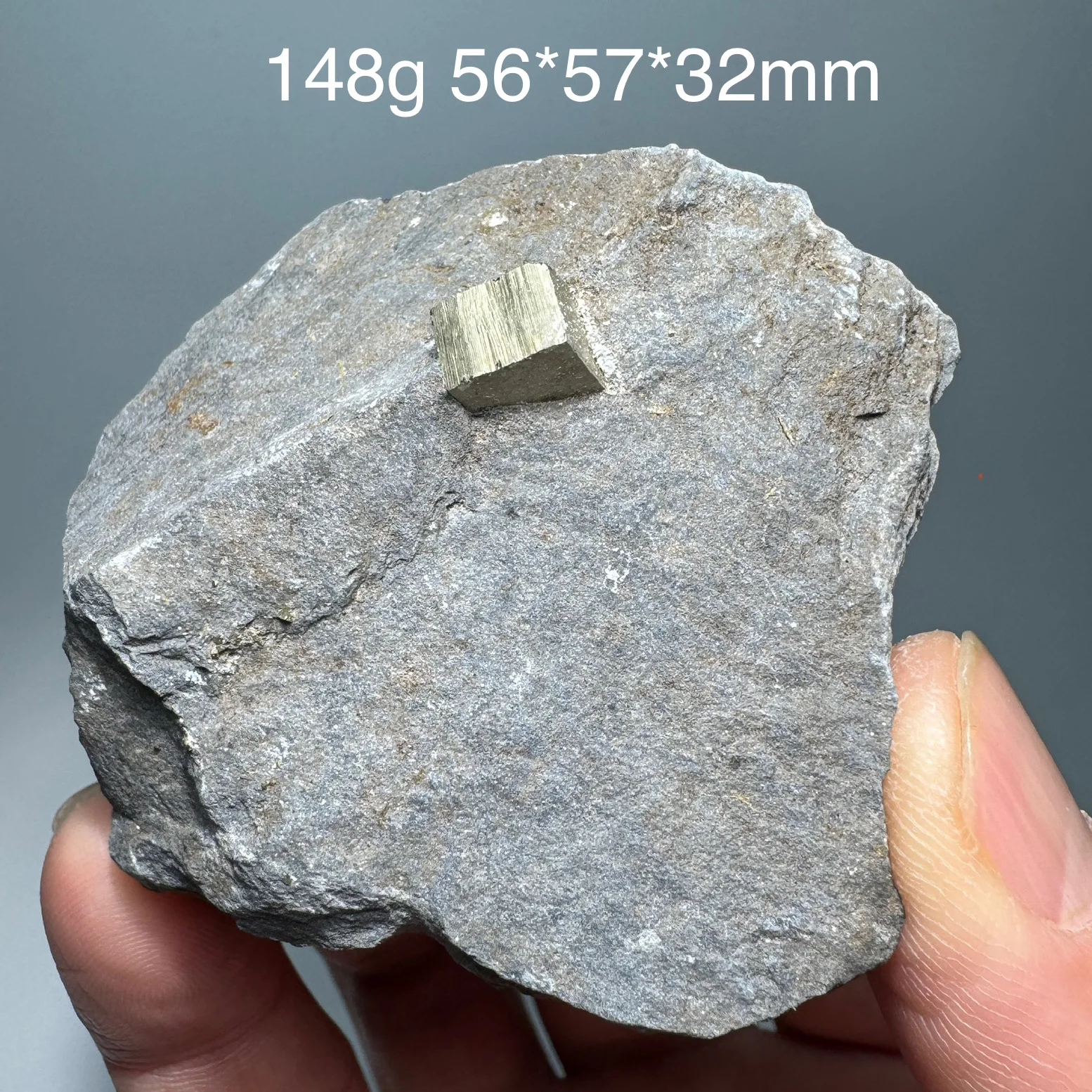 Natural GuiZhou Pyrite Cube Mineral Specimen Raw Rock Quartz Chalcopyrite Healing Stone Home Decor