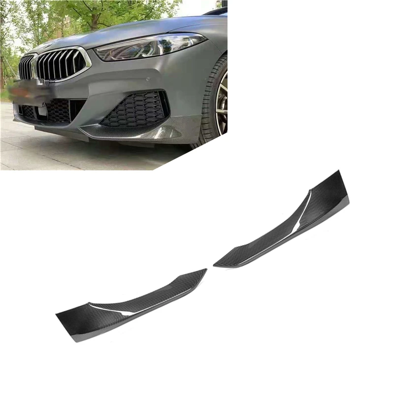 Dry Carbon Fiber Front Splitter 2PCS For Bmw New 8 series G14 G15 G16 850I Style 2020-1N