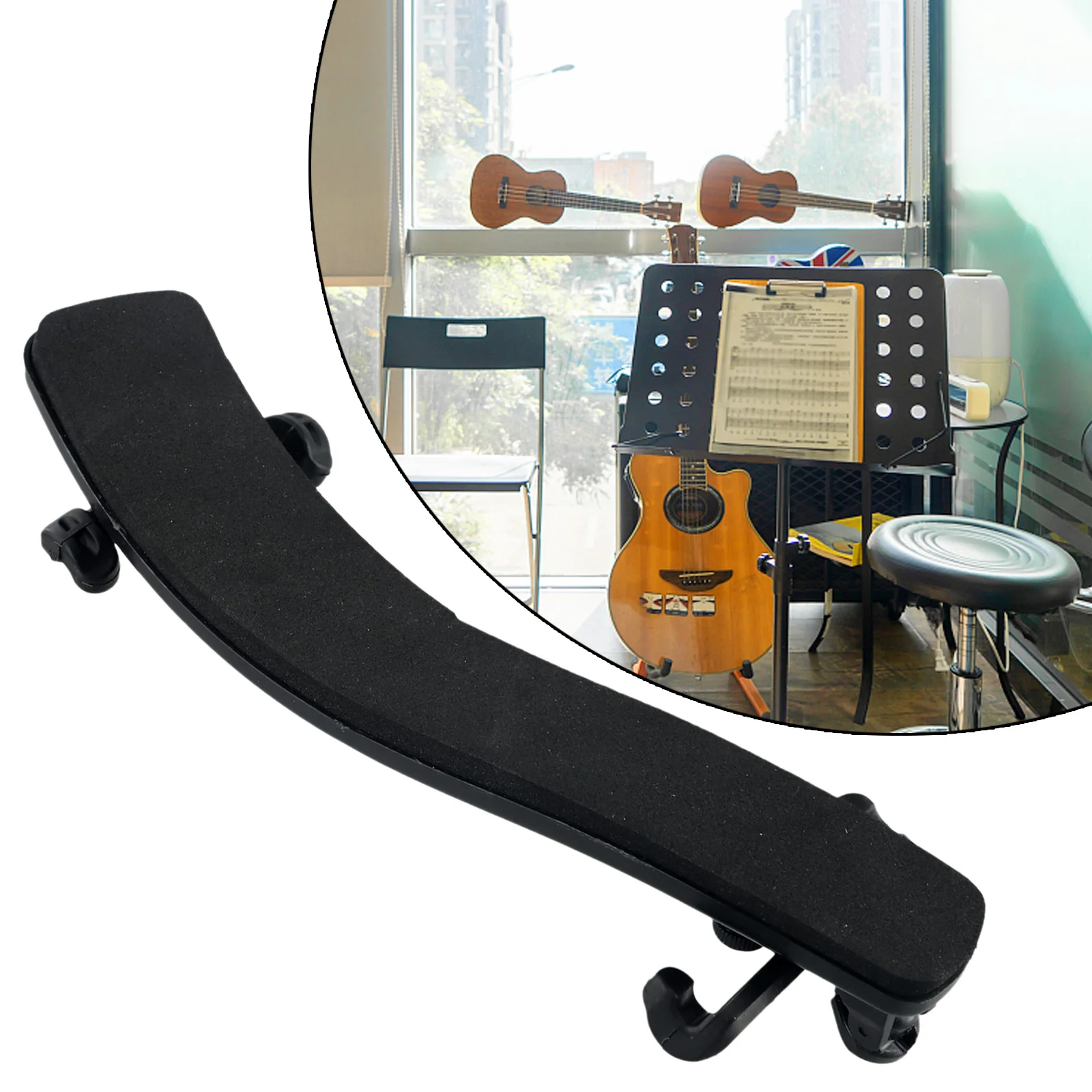 

Violin Shoulder Rest Support Adjustable All Sizes For 1/8,1/4,1/2,3/4 4/4 Violins Fiddle Shoulder Pads Comfortable Support Feet