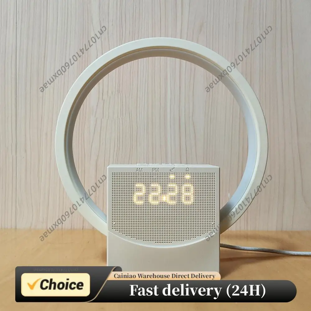 Sunrise Alarm Clock Table Lamp White Noise Sound with Snooze USB Charger Port Gifts for Adults Kids Couples and Friends Bedroom