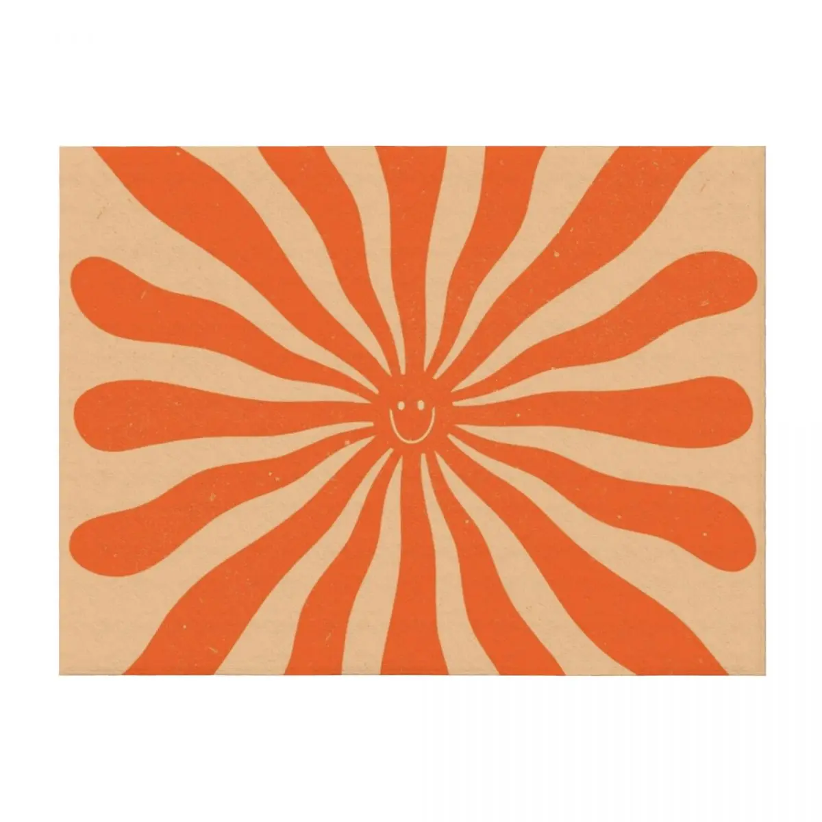 

Retro Sun Vintage 70s 2 Orange Throw Blanket heavy to sleep Luxury Designer for sofa Bed linens Blankets