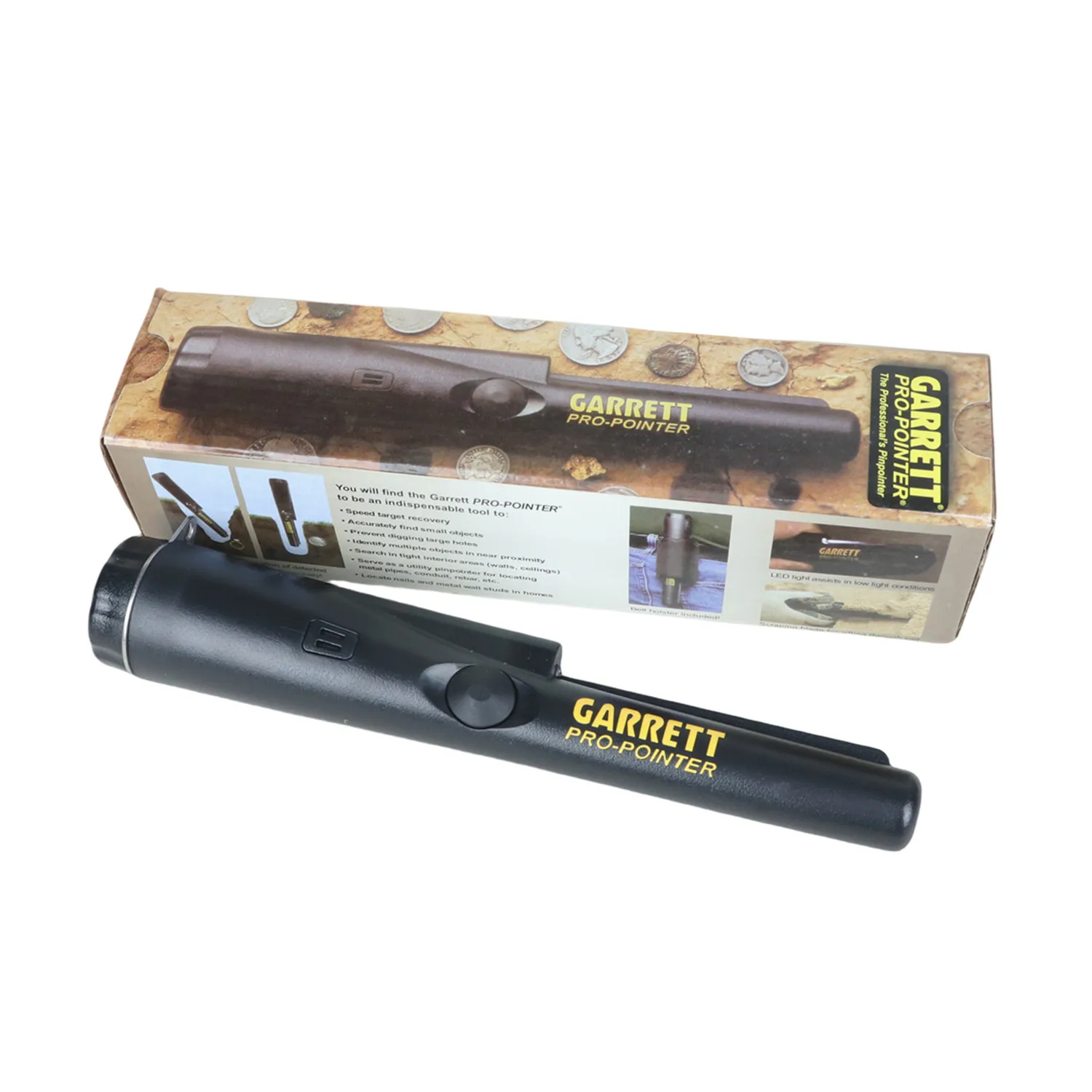 New arrival upgraded Sensitive Metal Detector Pinpointing Hand Held Metal Detector with Bracelet For Gold Coin