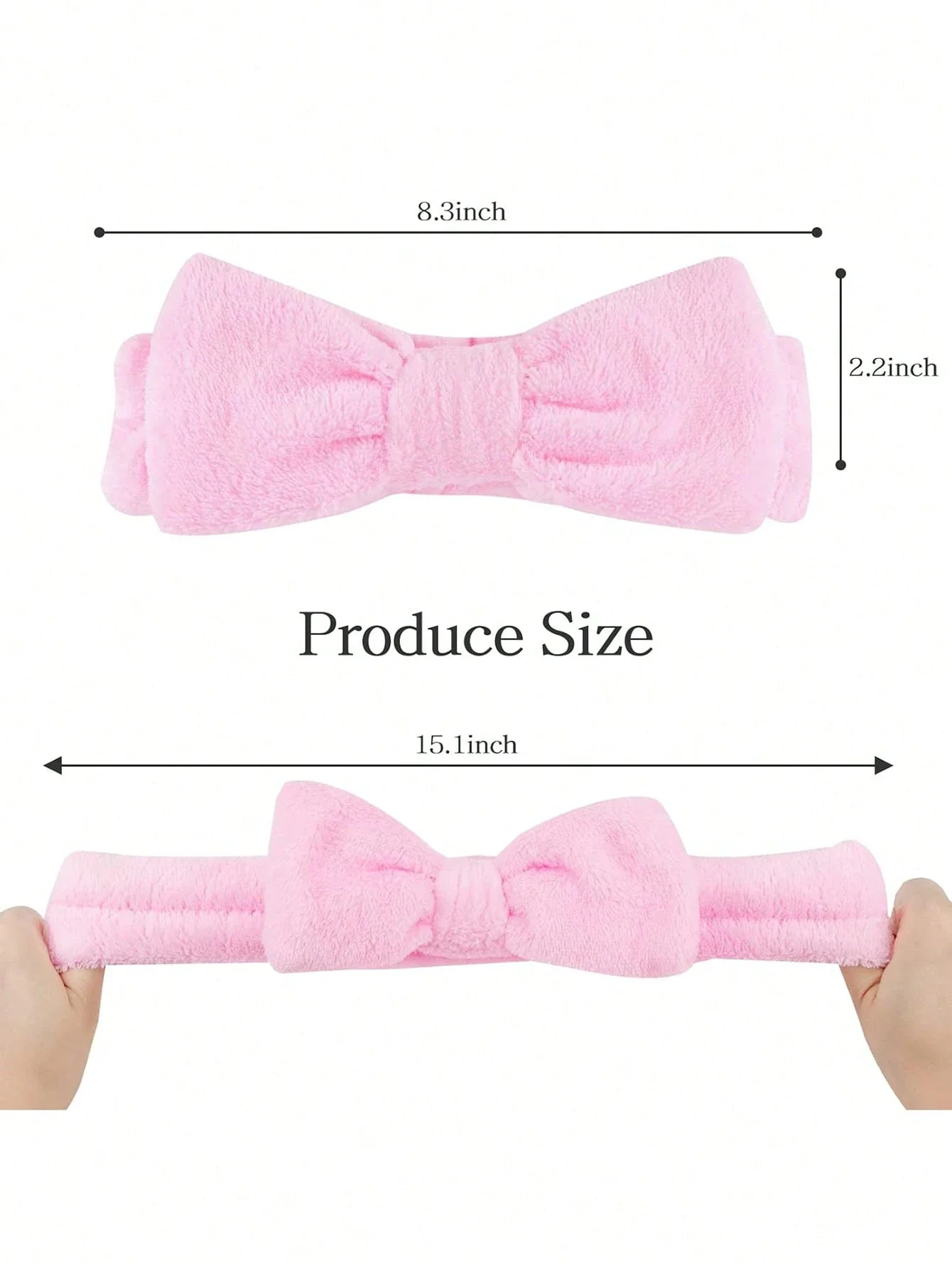 

Набор из 4/6/8/12 шт. мягких коралловых флисовых повязок для волос для девочек, для ухода за кожей, макияжа и умывания, повязки для макияжа