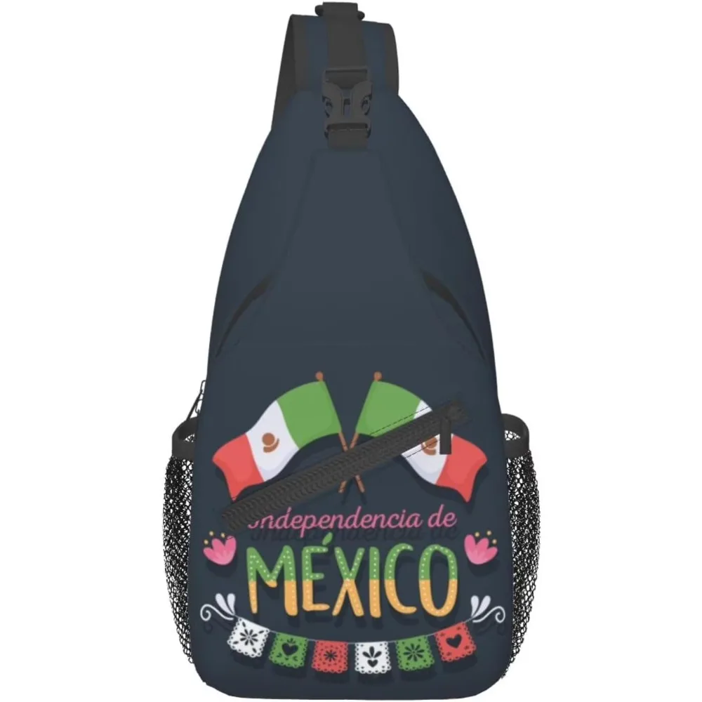 

Mexican Independence Day Themed Sling Bag, Festive & Cultural Design, Ideal for Celebrations