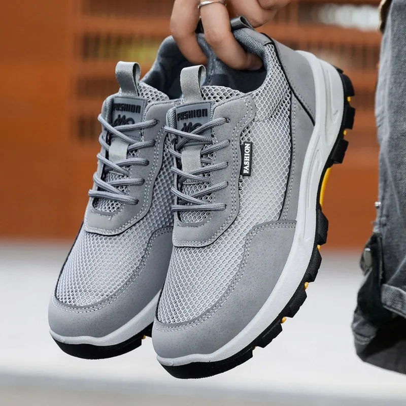 Men's Summer 2026 Breathable Mesh Sports Casual Shoes Outdoor Work Shoes Anti-slip Wear-resistant Fashionable All-match