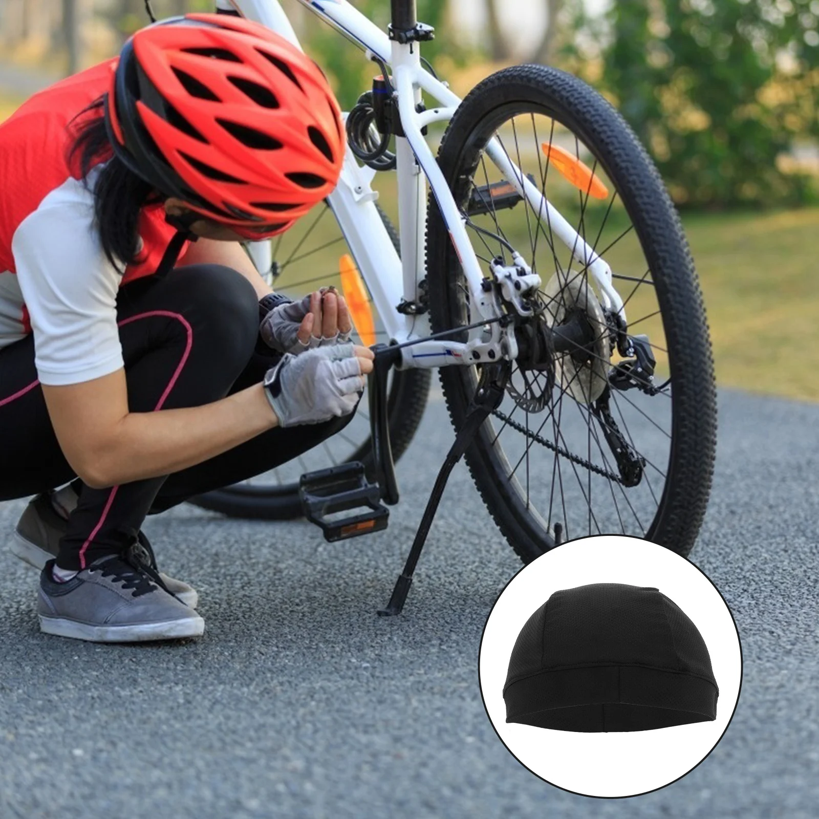 1pc Quick-Dry Cycling Hat Universal Fit Breathable Mesh Unisex Bike Outdoor Safety Riding Cap For Men Women