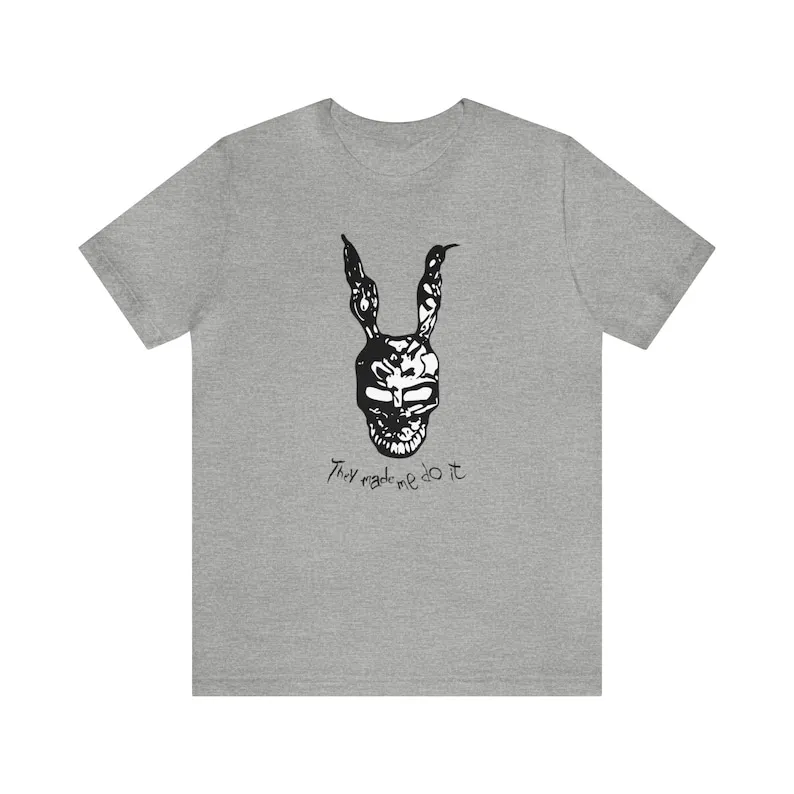 Donnie D. Rabbit T-Shirt, Cinema Tee, Darko Tee, Movie Shirt, Late 90s Movie Tee, y2k Style, Dark Movie